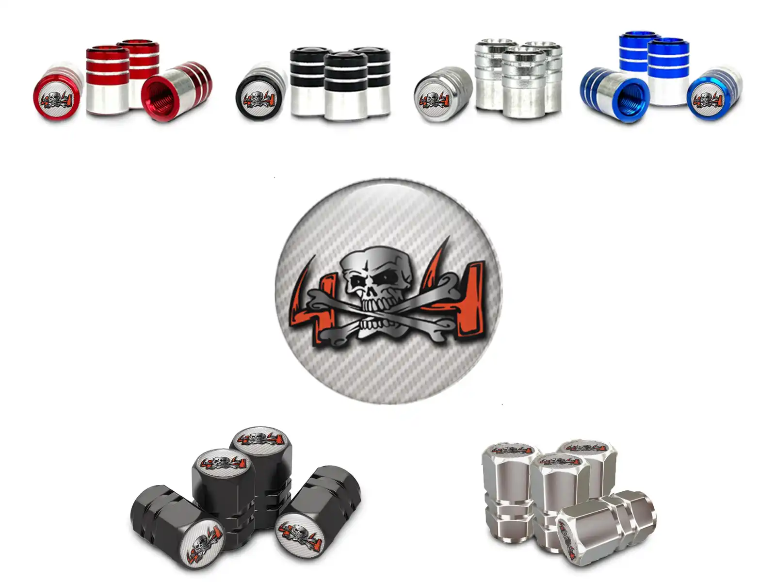 Tyre Valve Stem Caps for Bicycles Durable Edition